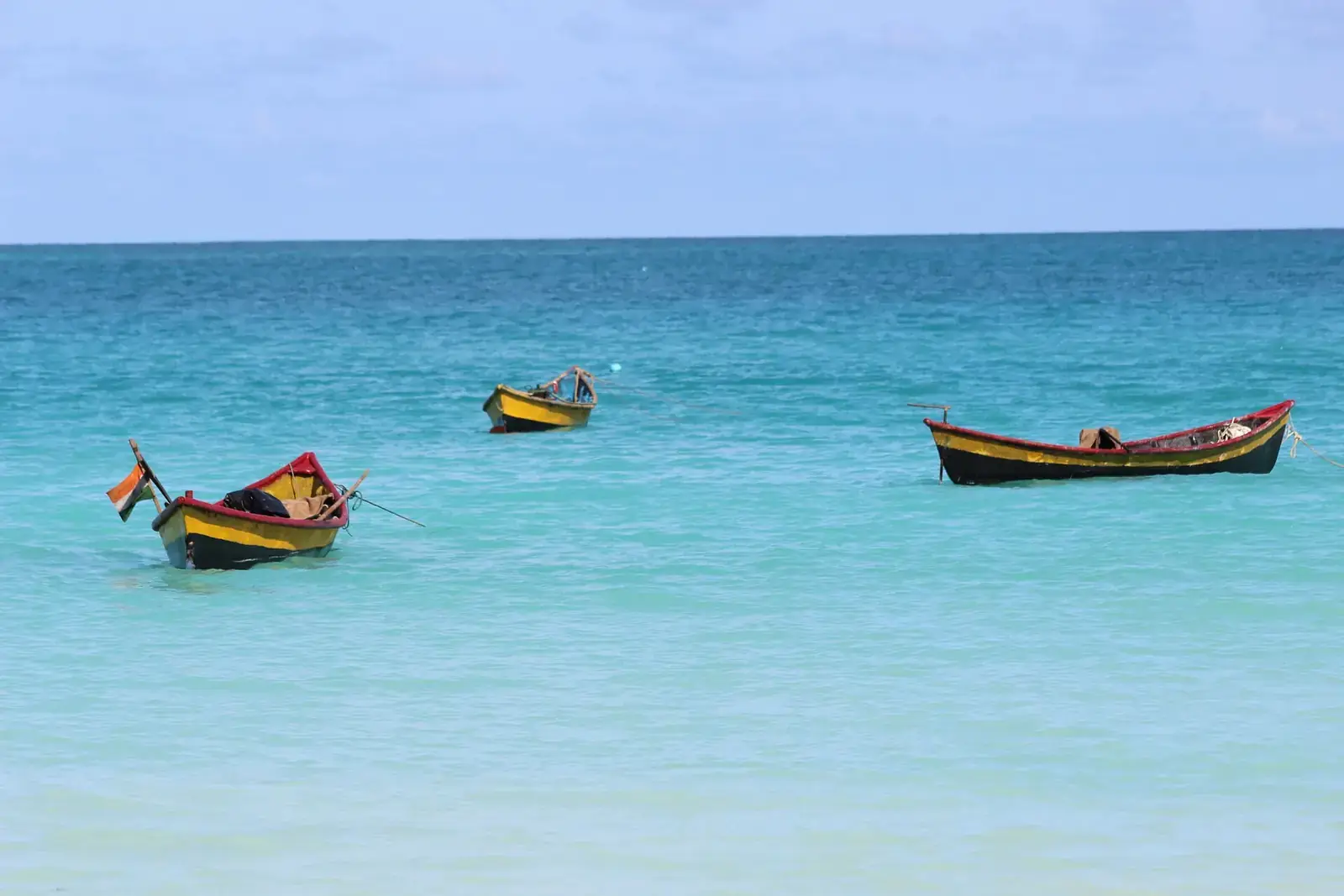 Boats off Kalapathar beach, Havelock Island