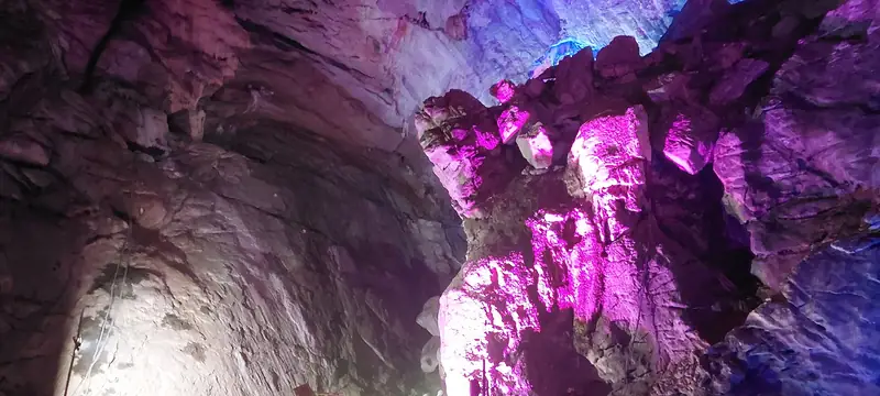 Formations inside Borra Caves, Andhra Pradesh