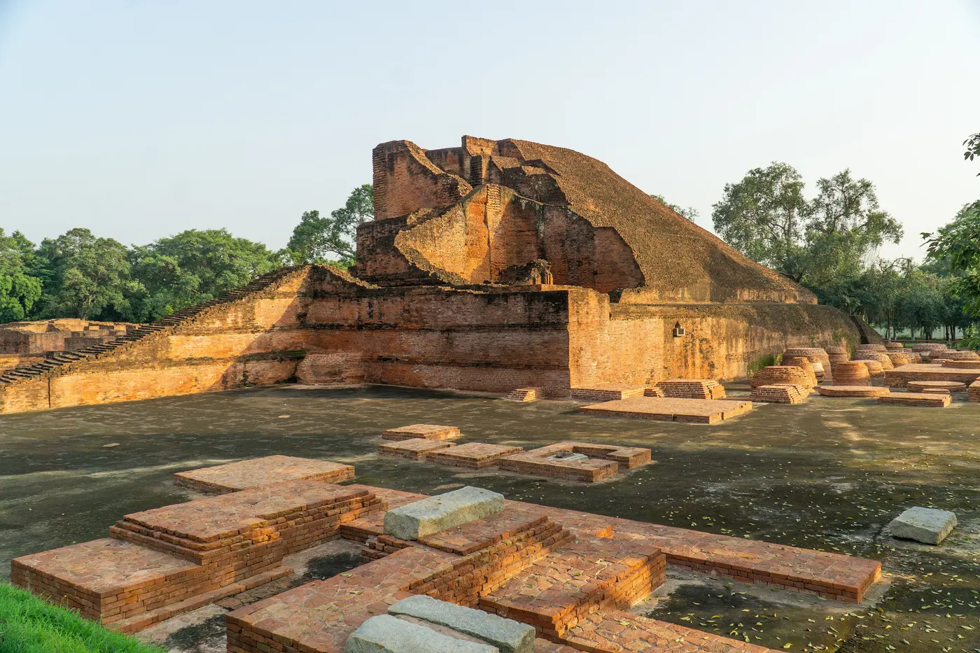 Ruins of Nalanda and the Sariputta Stupa