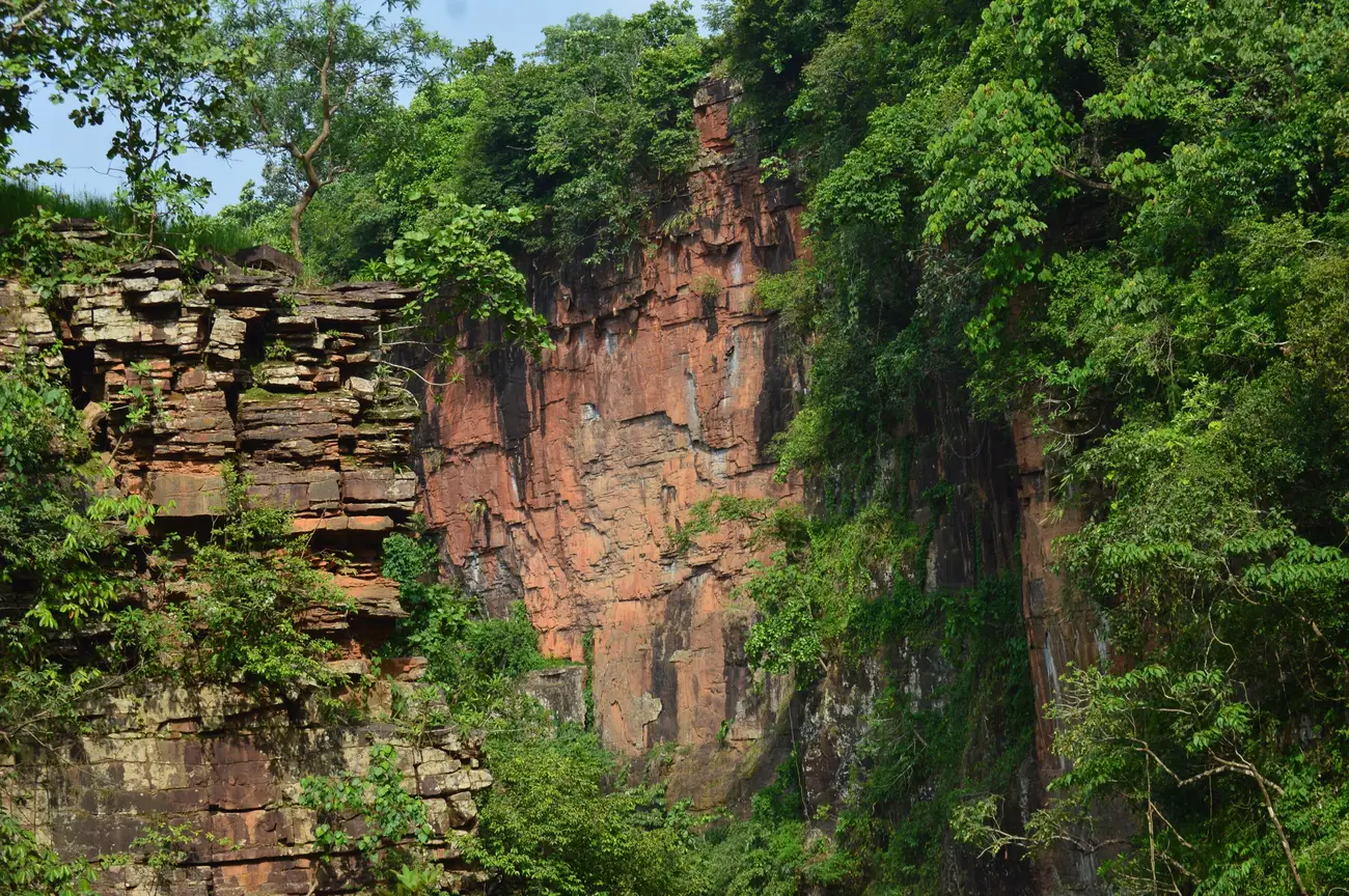 Cliffs in Kanger valley National Park, Chhattisgarh