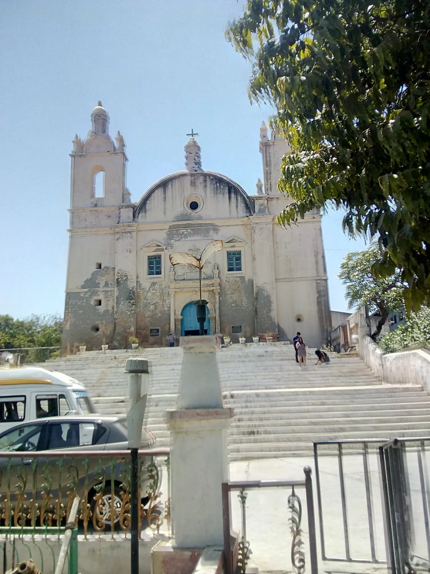 Baroque façade of St Paul's Church, Diu