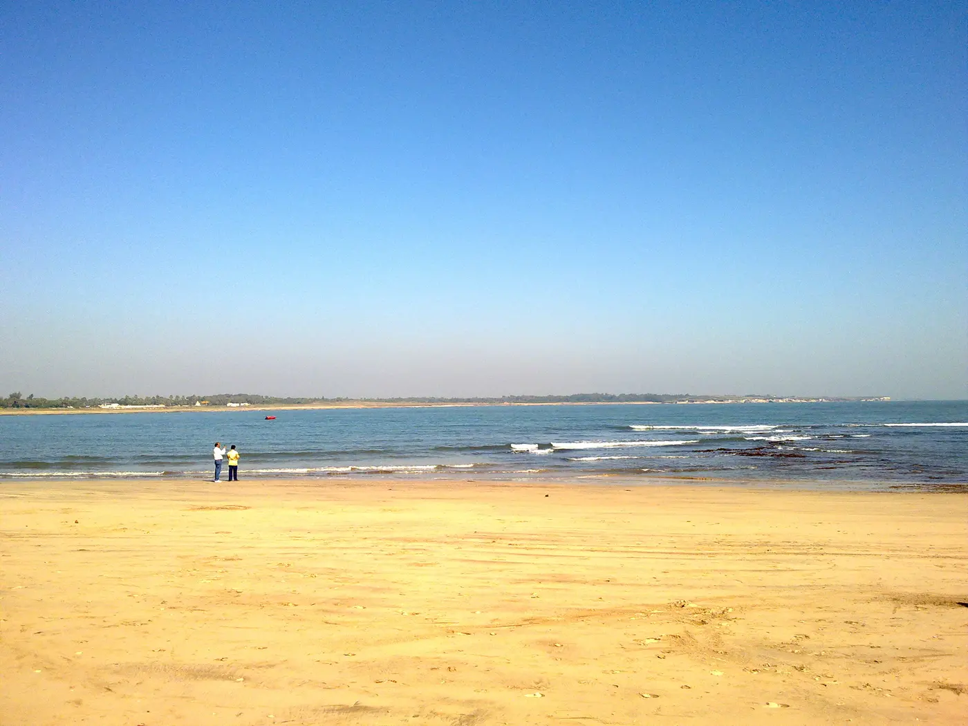 The horseshoe bay of Nagoa beach, Diu