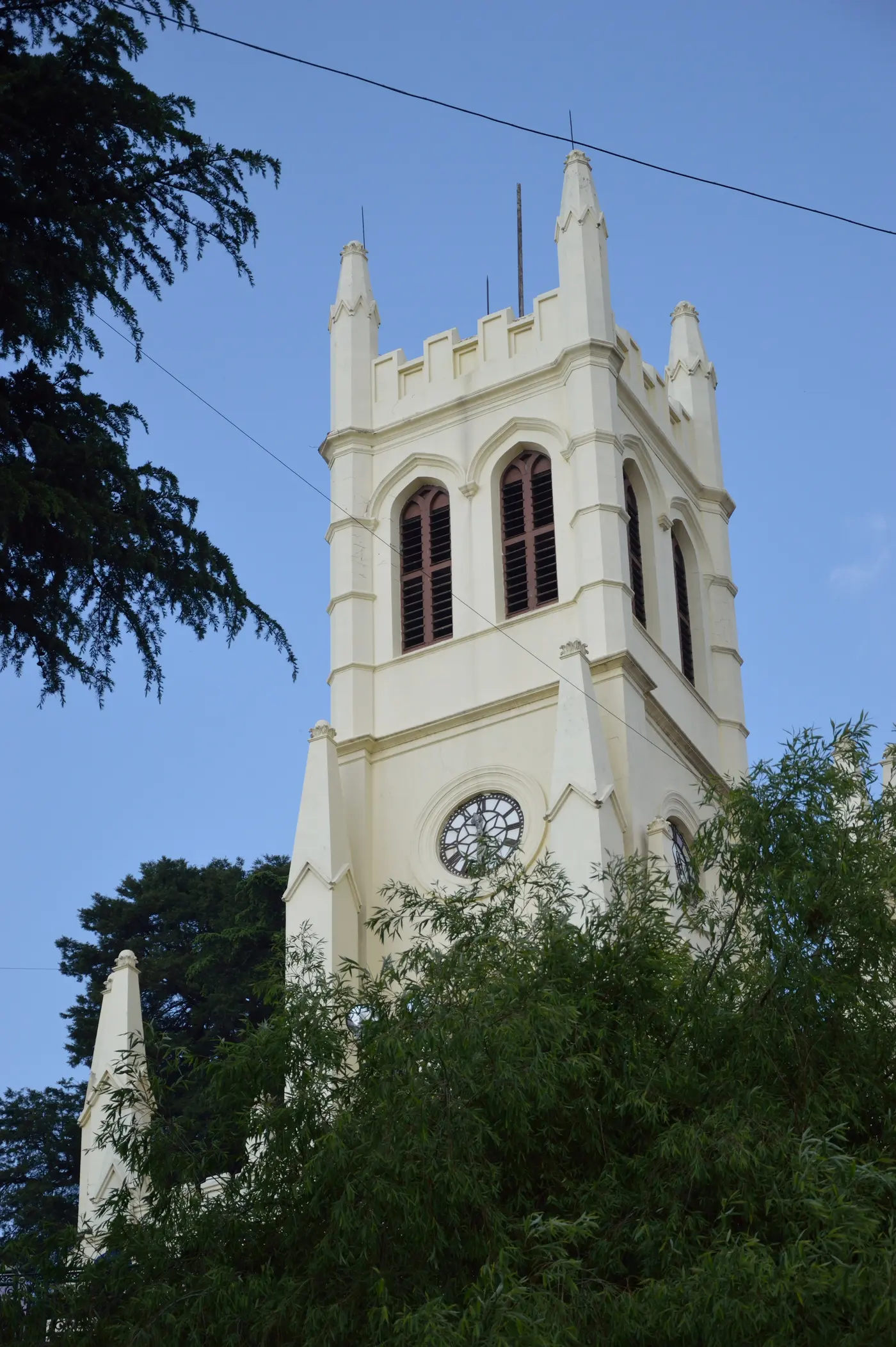 Christ Church above Mall Road, Shimla