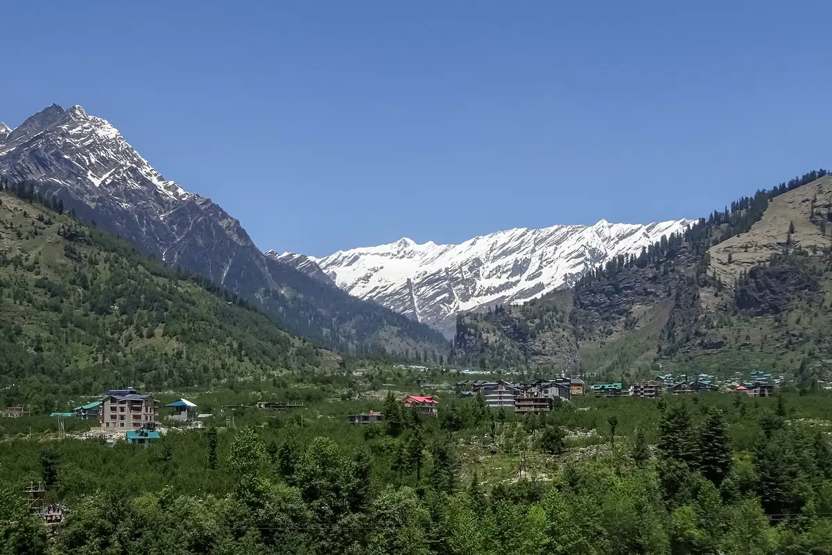 The Kullu valley near Manali