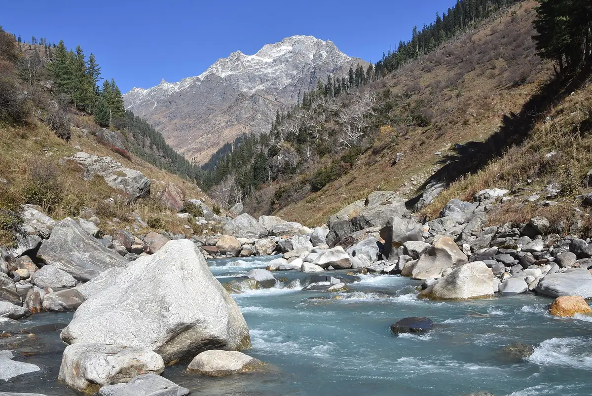 The Kullu valley and the Beas