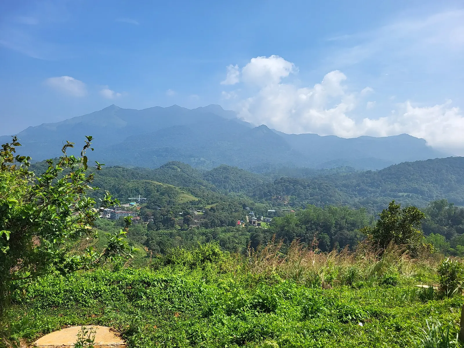 Forest and hills in Wayanad, Kerala