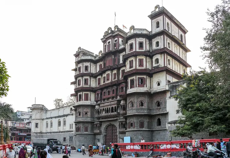 Rajwada palace façade, Indore