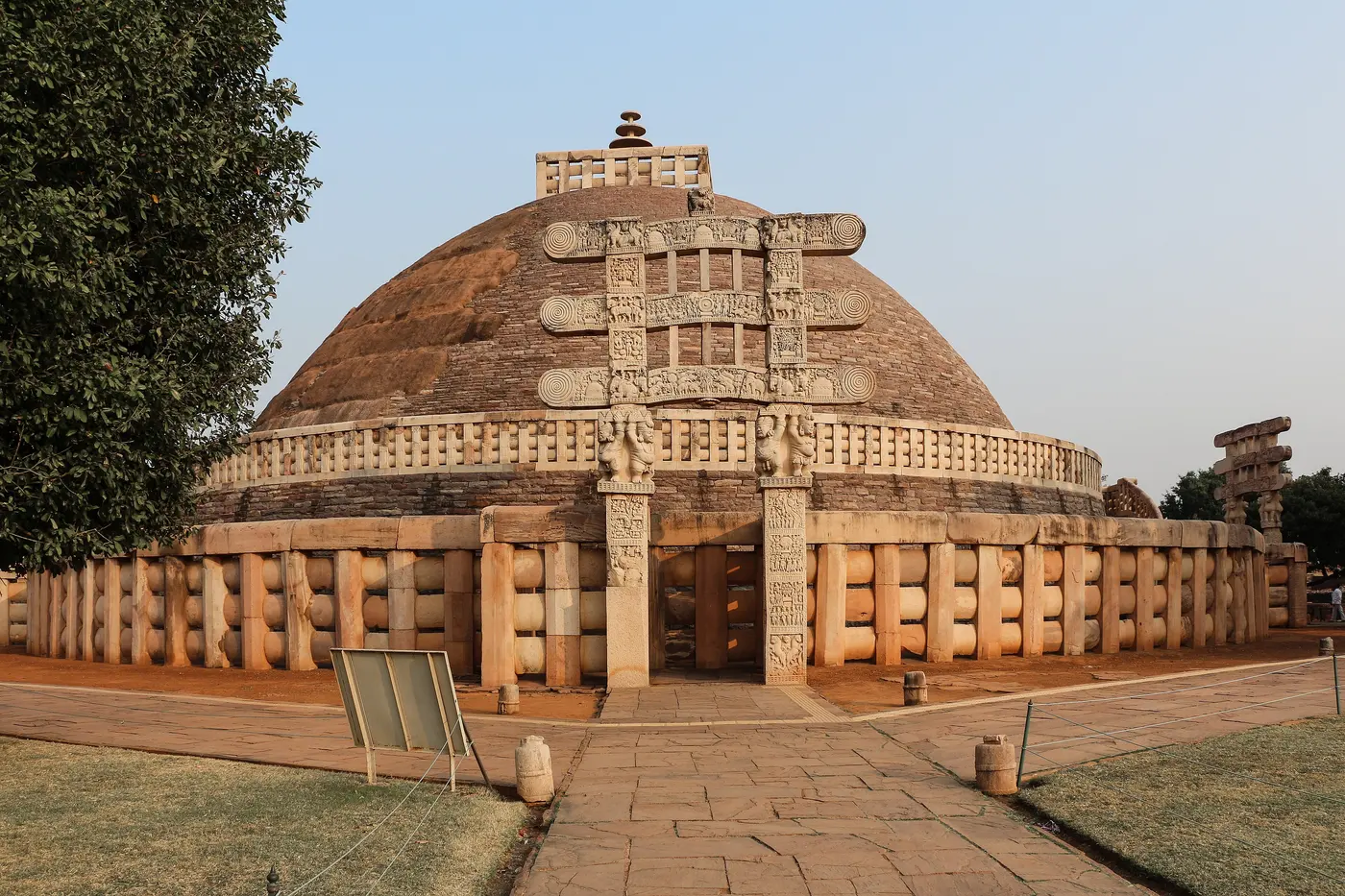 The Great Stupa at Sanchi, Madhya Pradesh