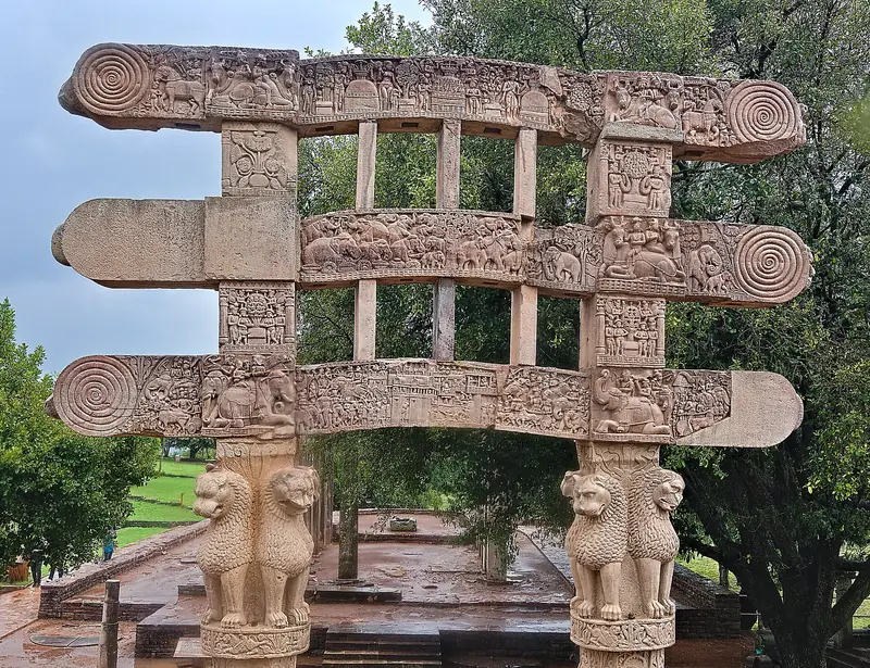 Ashoka Pillar, Sanchi Stupa