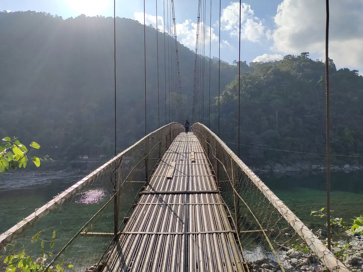 The Suspension Bridge, Dawki