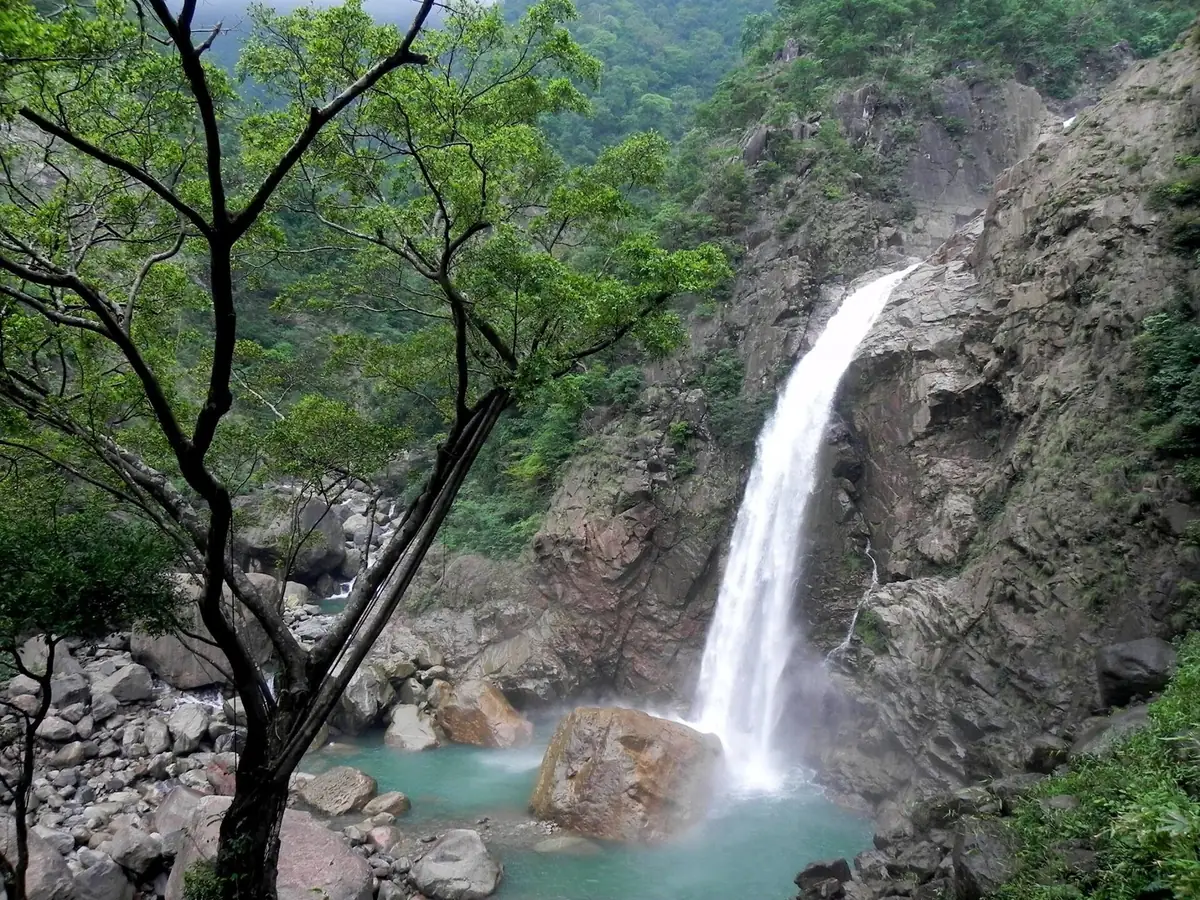 Rainbow Falls near Nongriat