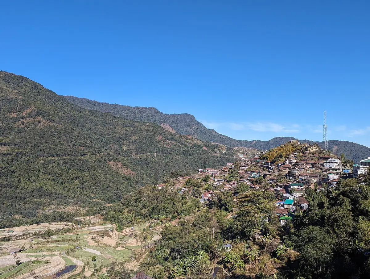 Khonoma village and terraced fields