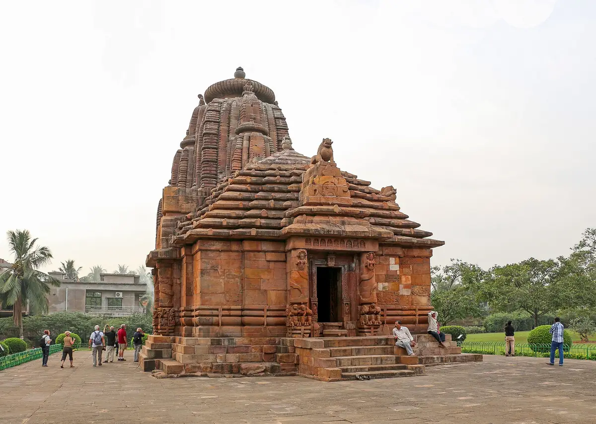 Rajarani Temple in a garden, Bhubaneswar