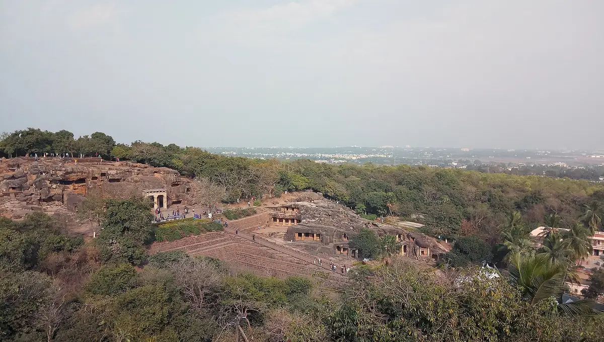 Rock-cut Jain caves at Udayagiri, Bhubaneswar