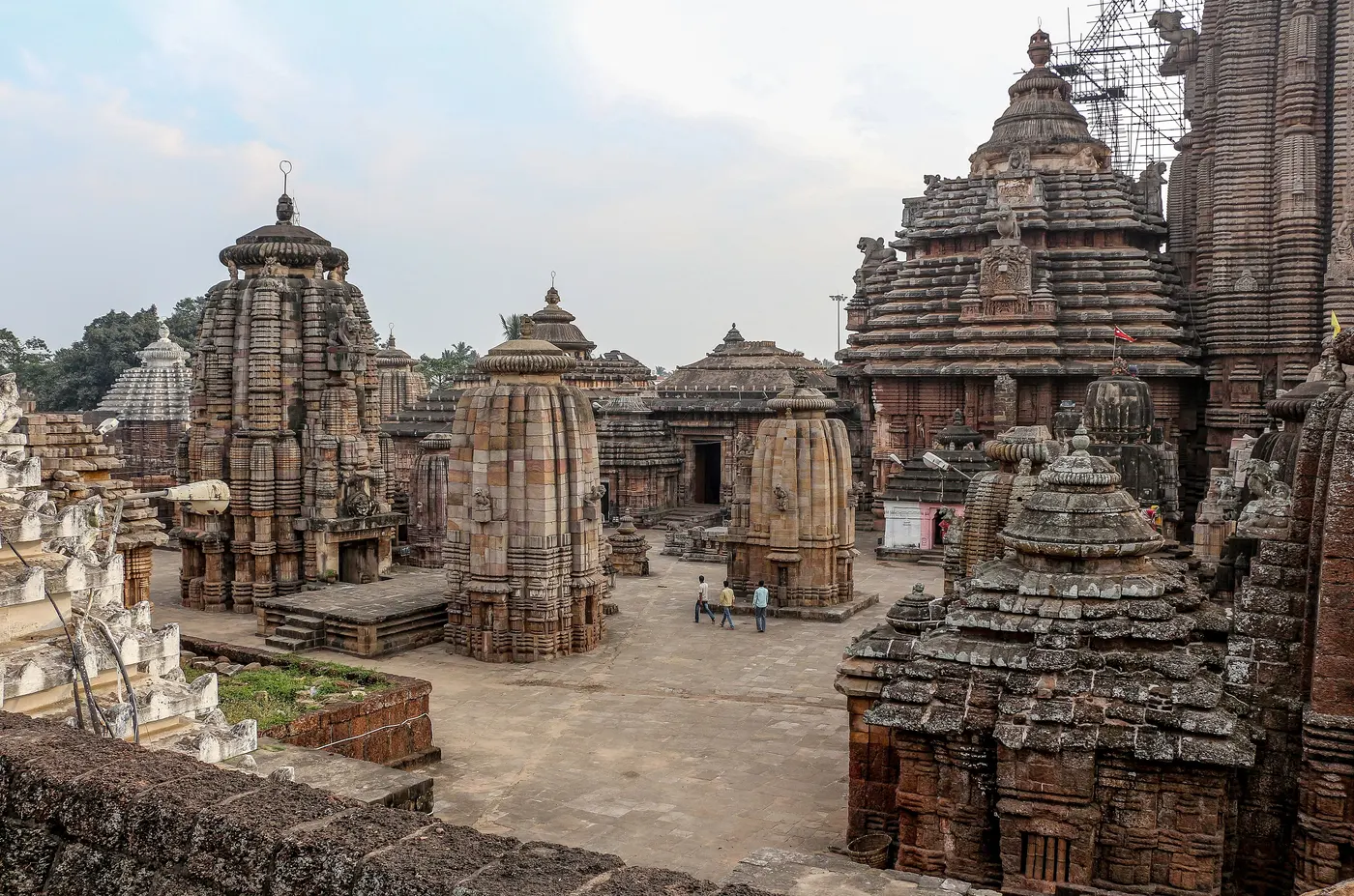 The Lingaraj temple complex, Bhubaneswar