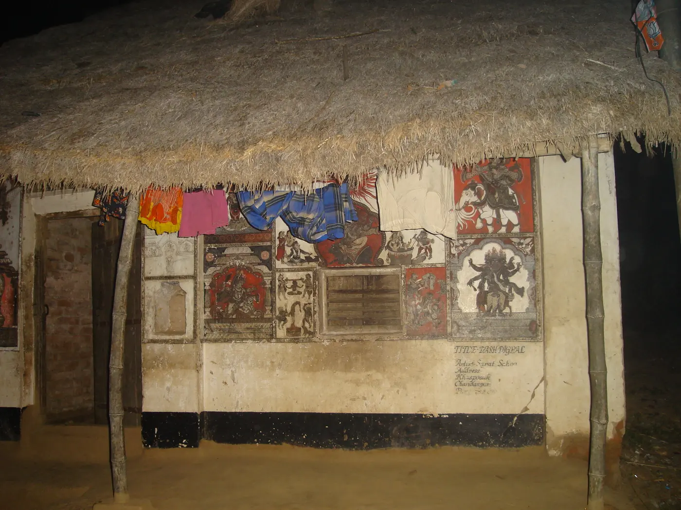 Pattachitra paintings at Raghurajpur