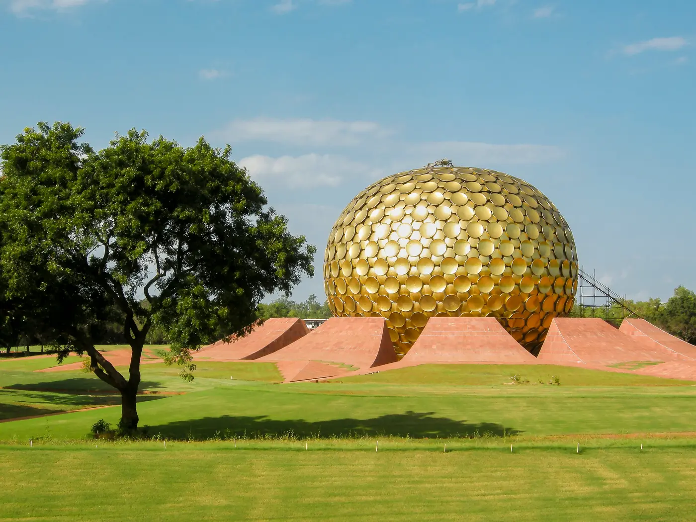 The Matrimandir at Auroville