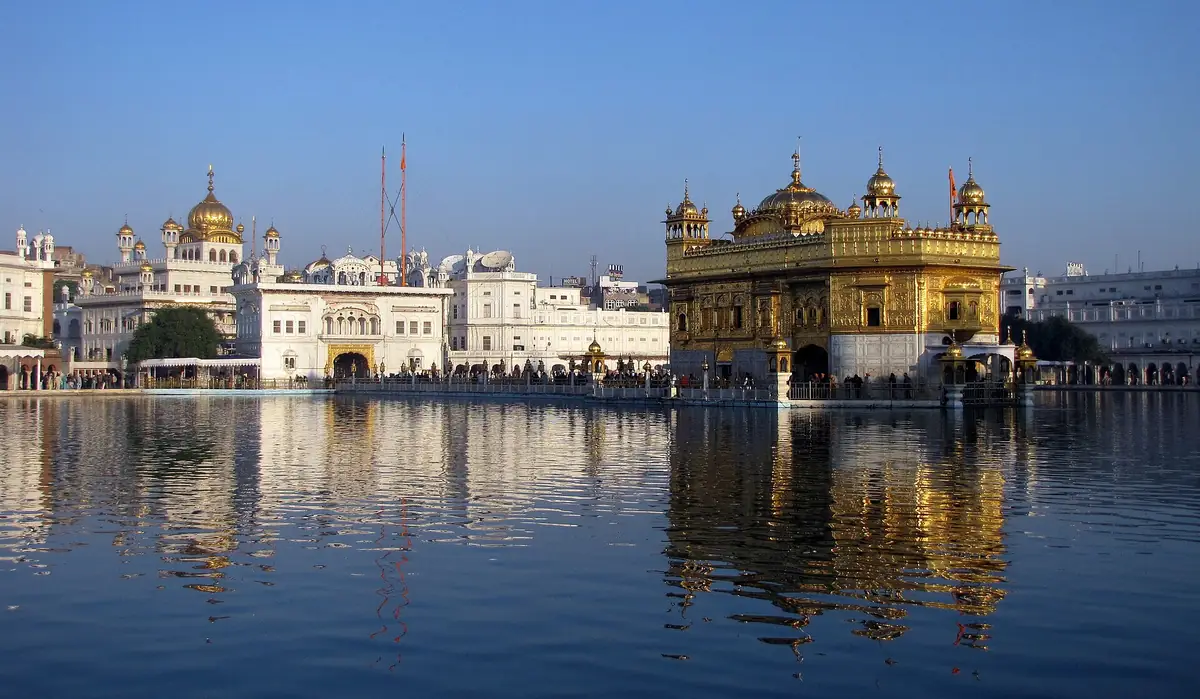 Akal Takht facing the Golden Temple