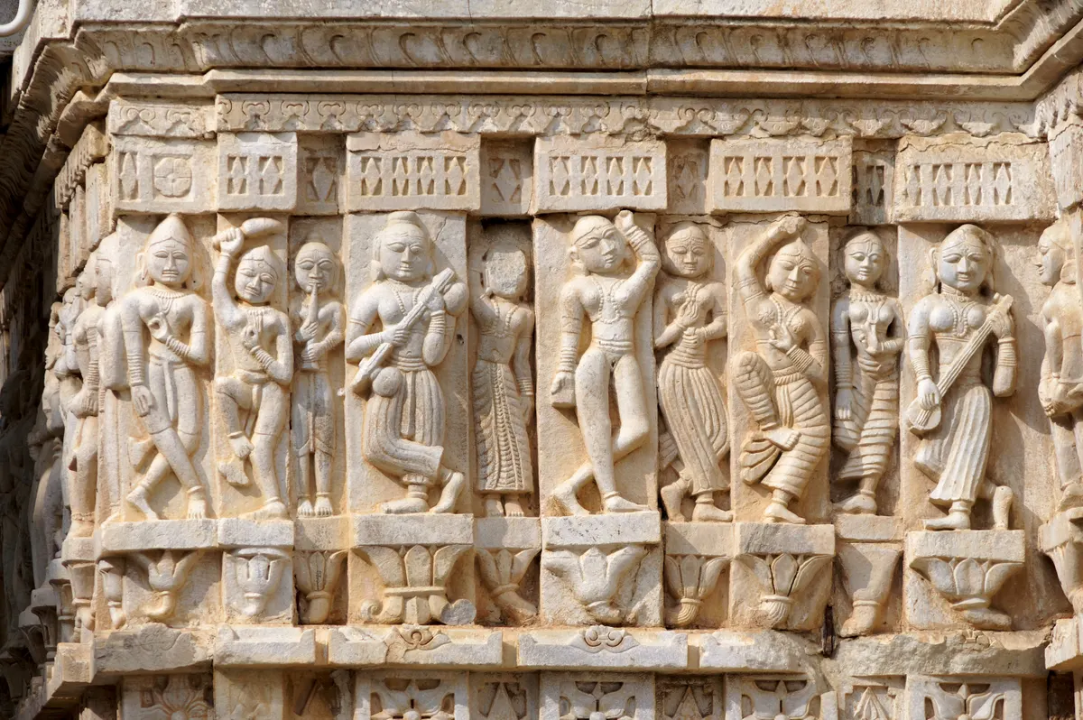 Carved exterior of Jagdish Temple, Udaipur