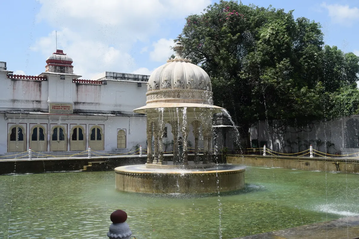 Fountains and gardens at Saheliyon ki Bari, Udaipur