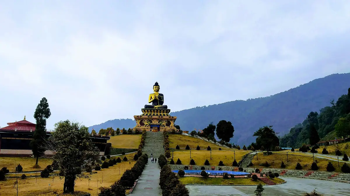 Giant Buddha statue at Buddha Park, Ravangla