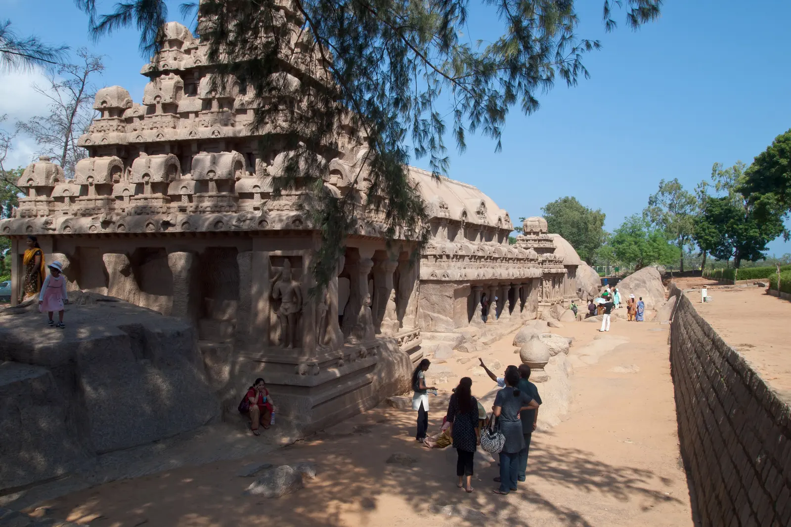 The Five Rathas at Mahabalipuram
