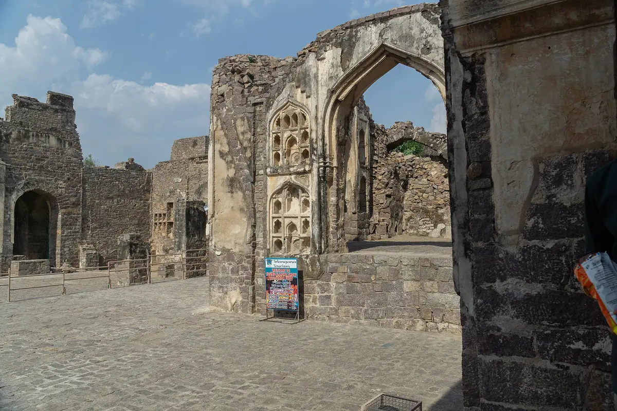 Sound and light show at Golconda Fort