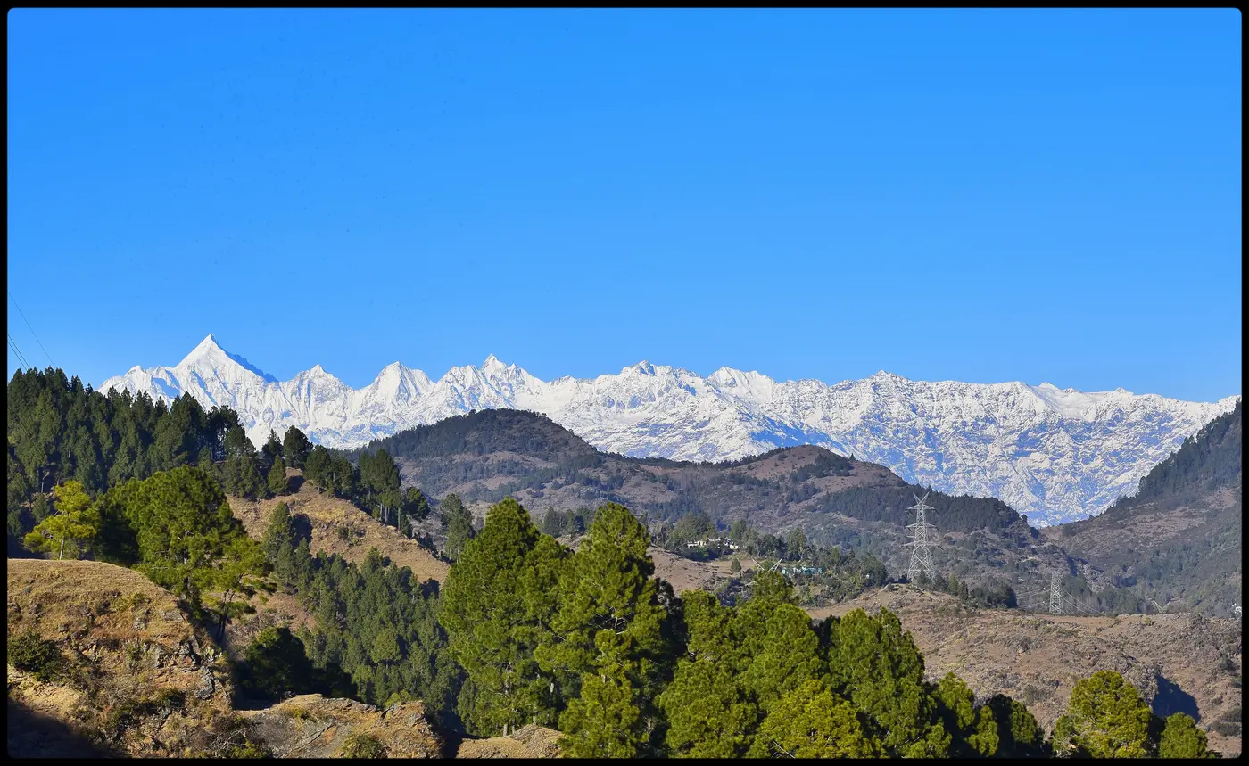 The Panchachuli range from Munsiyari