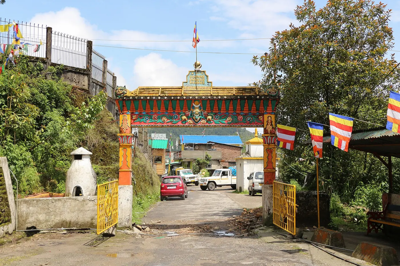 The gate of Ghoom monastery, near Darjeeling
