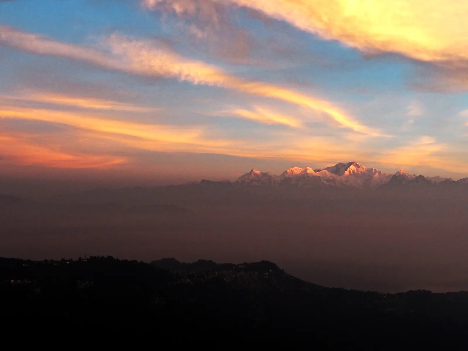 Kanchenjunga at sunrise from Tiger Hill