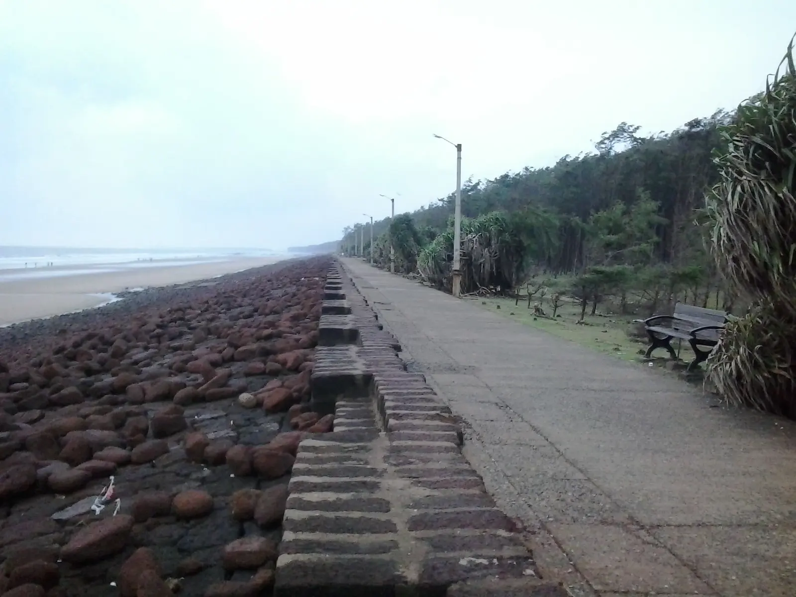 The promenade at New Digha