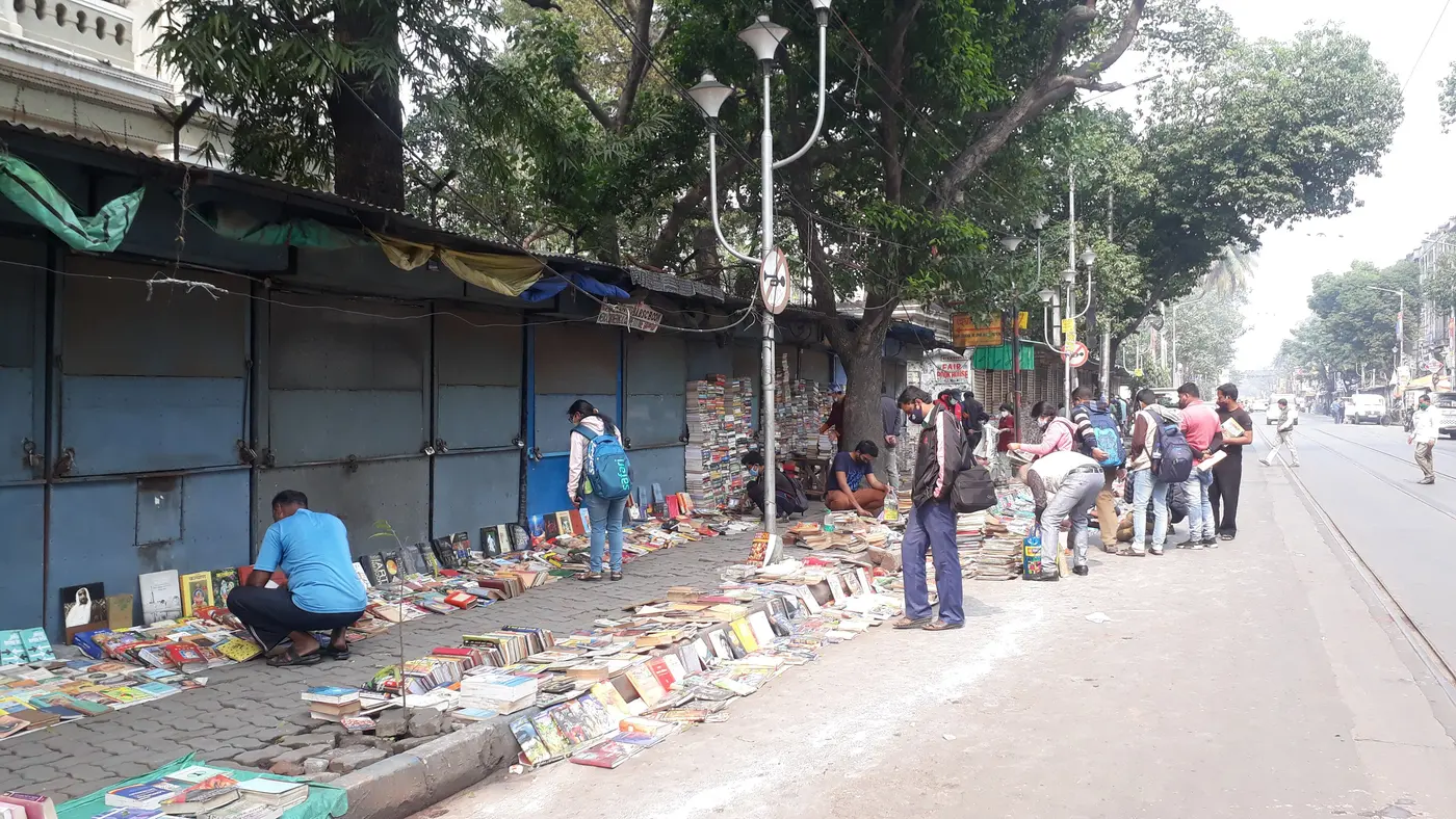 Bookstalls on College Street, Kolkata