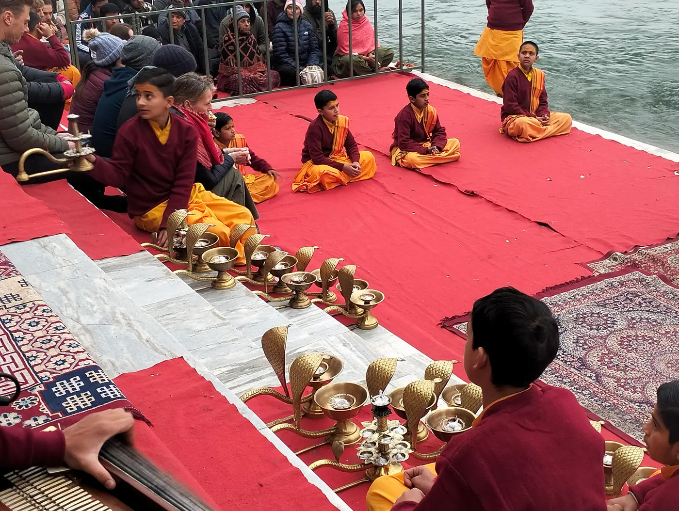 Evening Ganga Aarti at Parmarth Niketan, Rishikesh