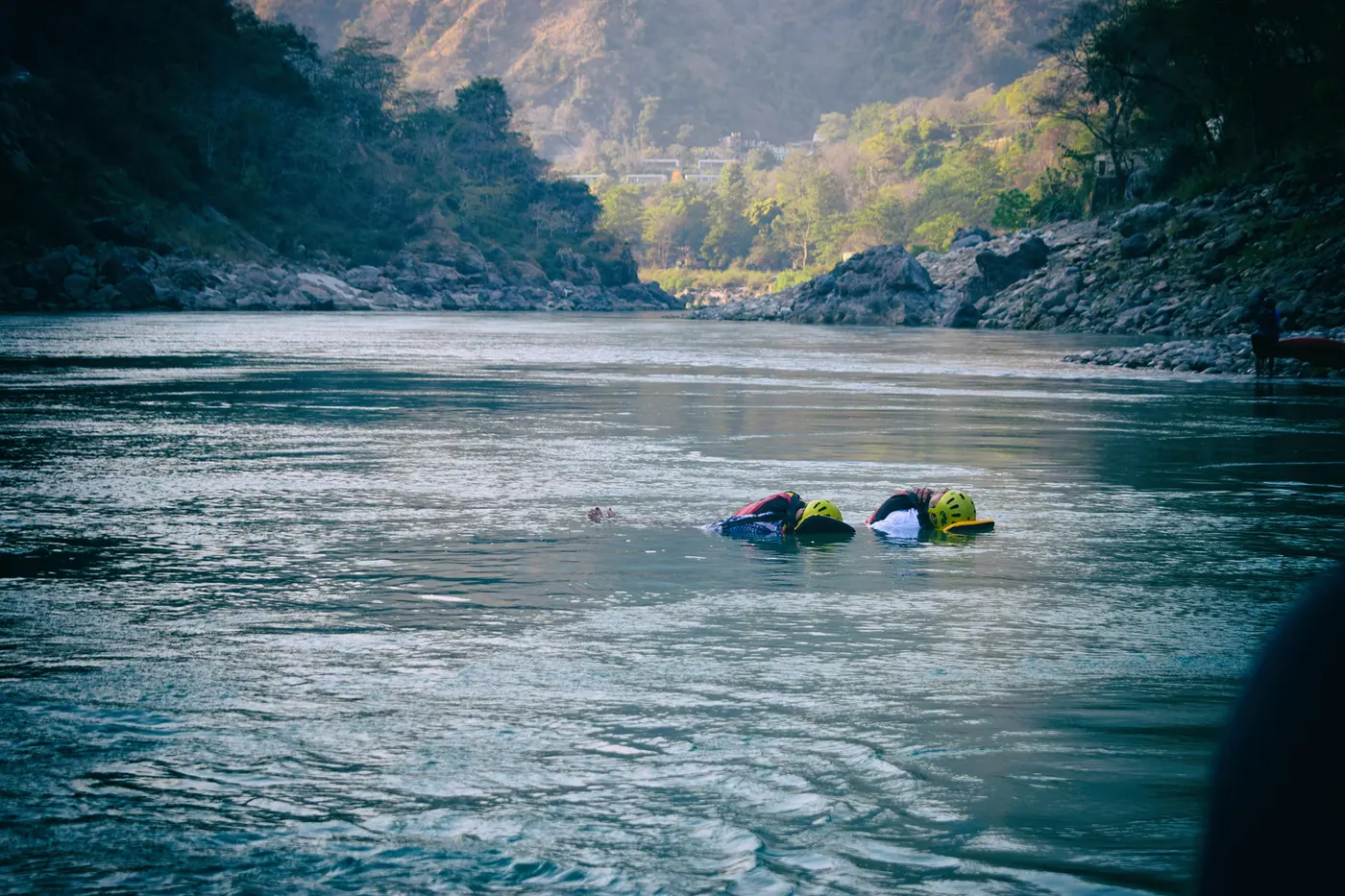 White-water rafting on the Ganga at Rishikesh