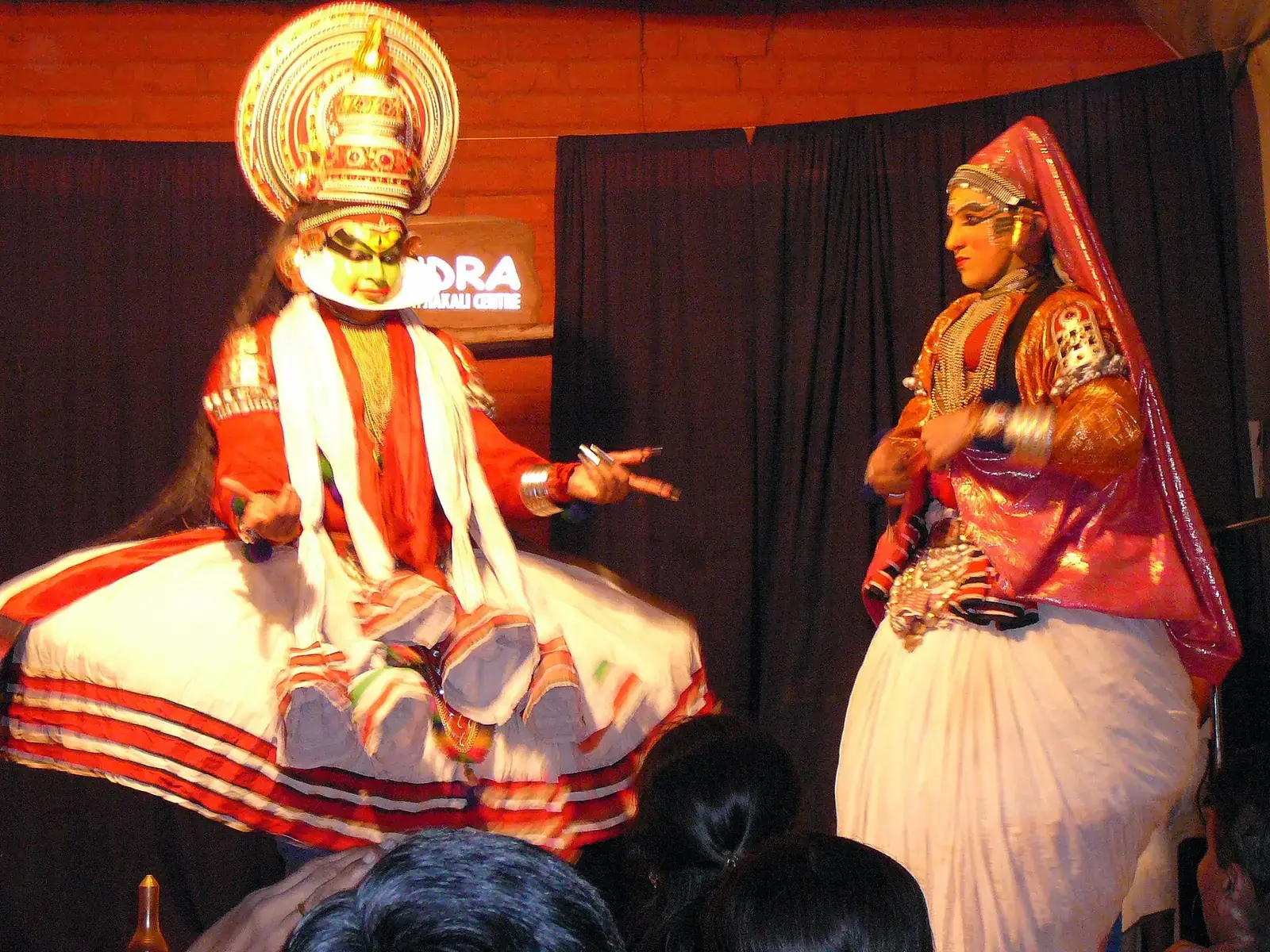 A Kathakali performance in Kerala