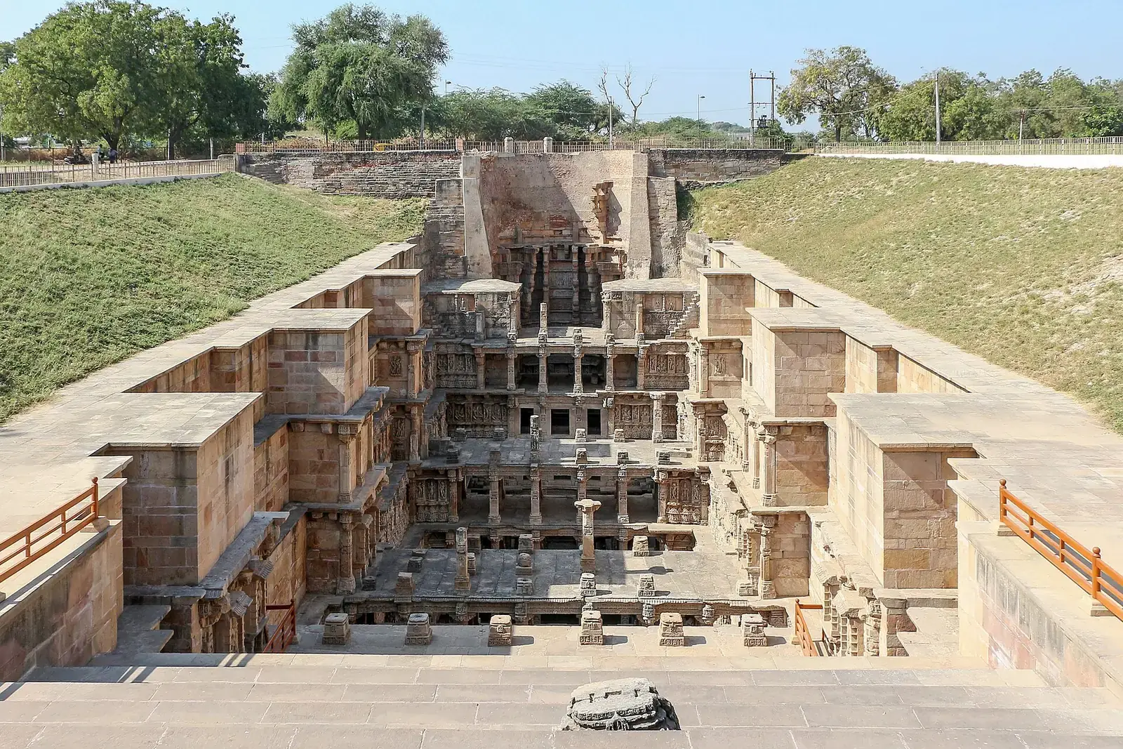The terraced stepwell of Rani ki Vav at Patan, Gujarat
