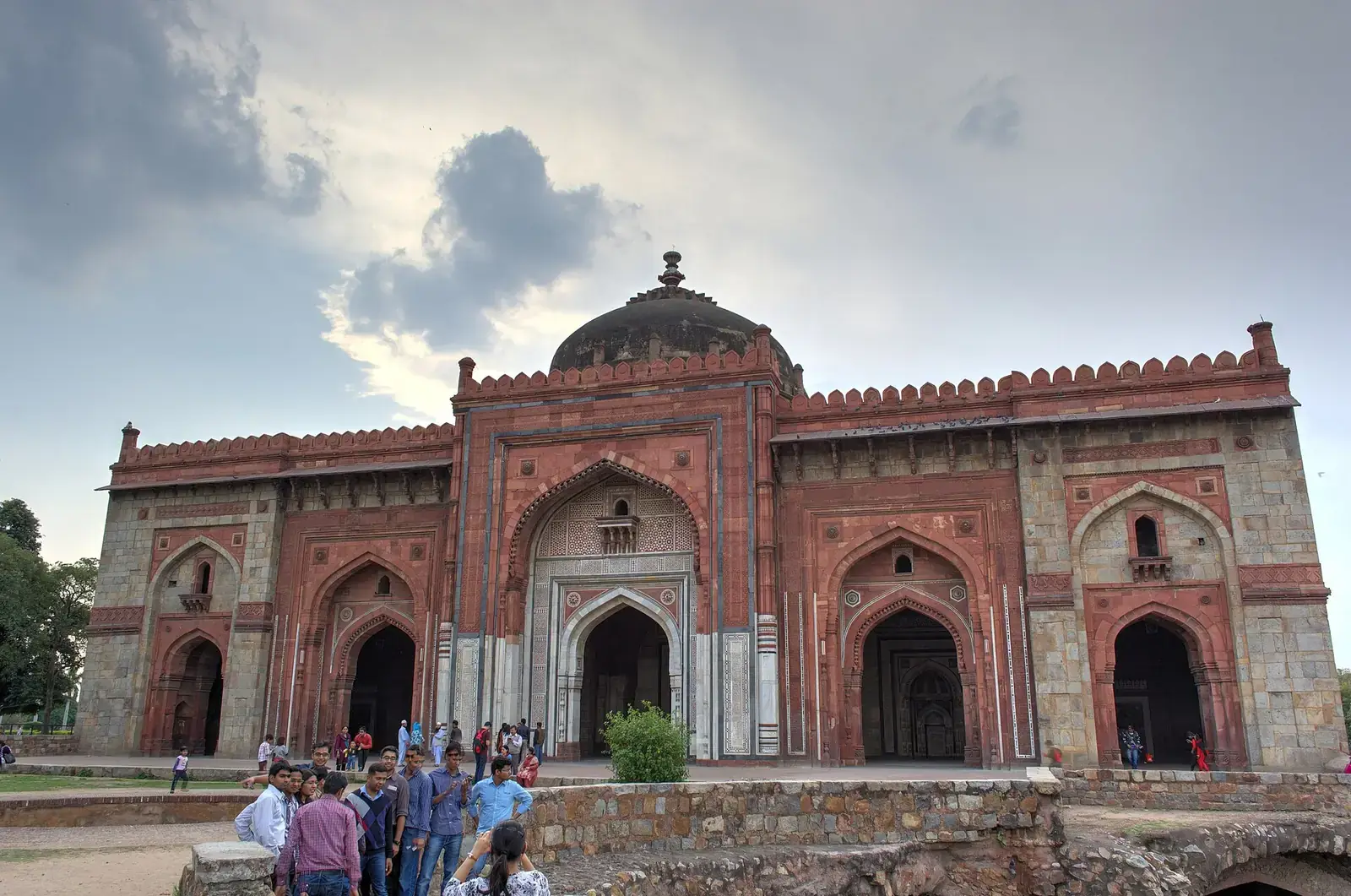 The Qila-i-Kuhna mosque inside the Purana Qila, Delhi