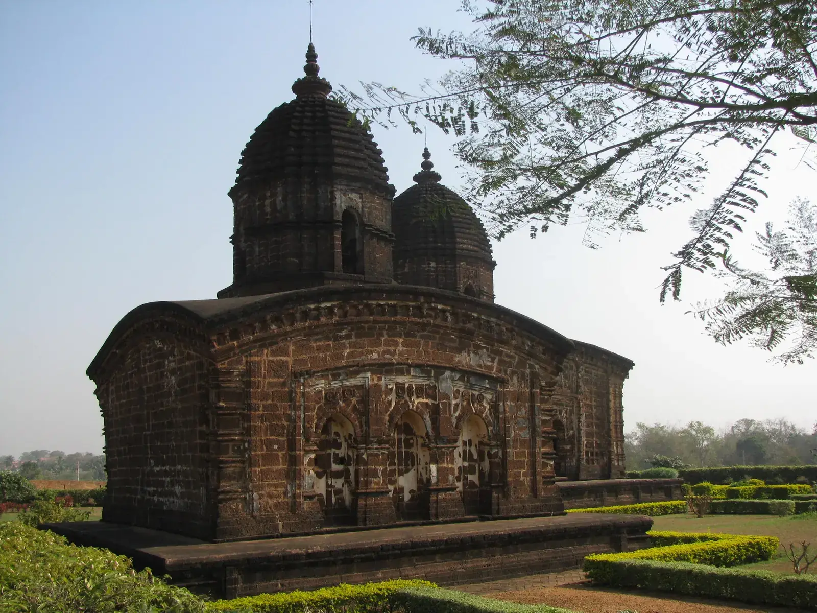 The Jor Mandir terracotta temples at Bishnupur, West Bengal
