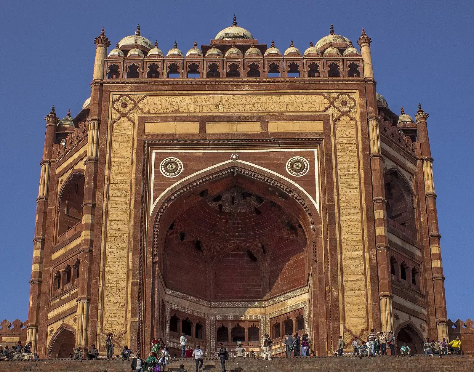 The Buland Darwaza, the great gateway of Fatehpur Sikri