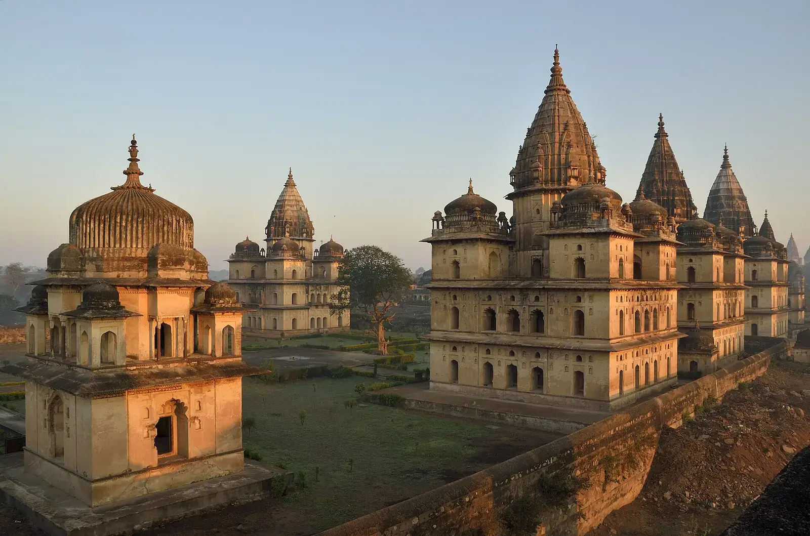 The royal chhatris (cenotaphs) of Orchha, Madhya Pradesh