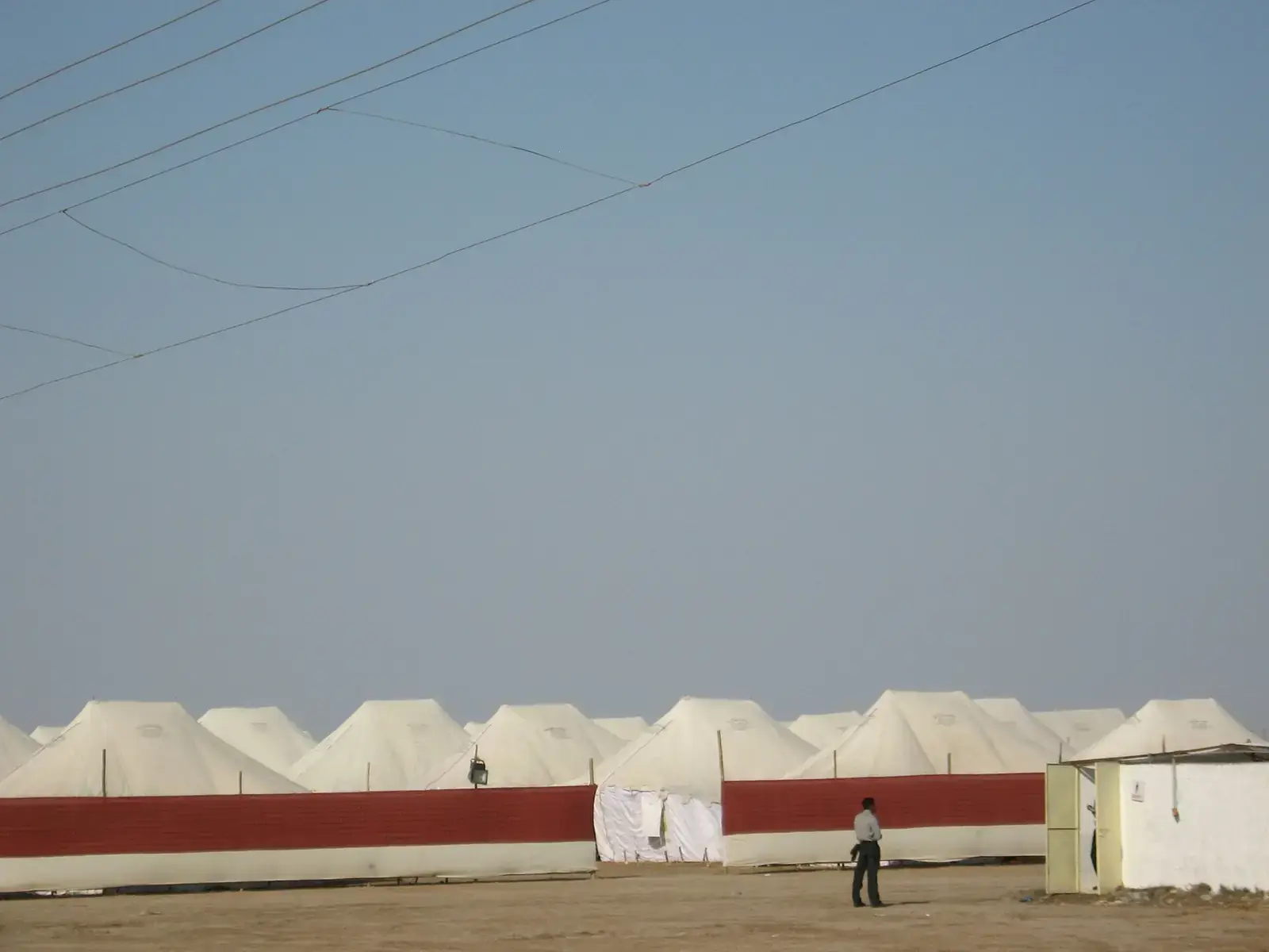 The tent city of the Rann Utsav at Dhordo, Kutch