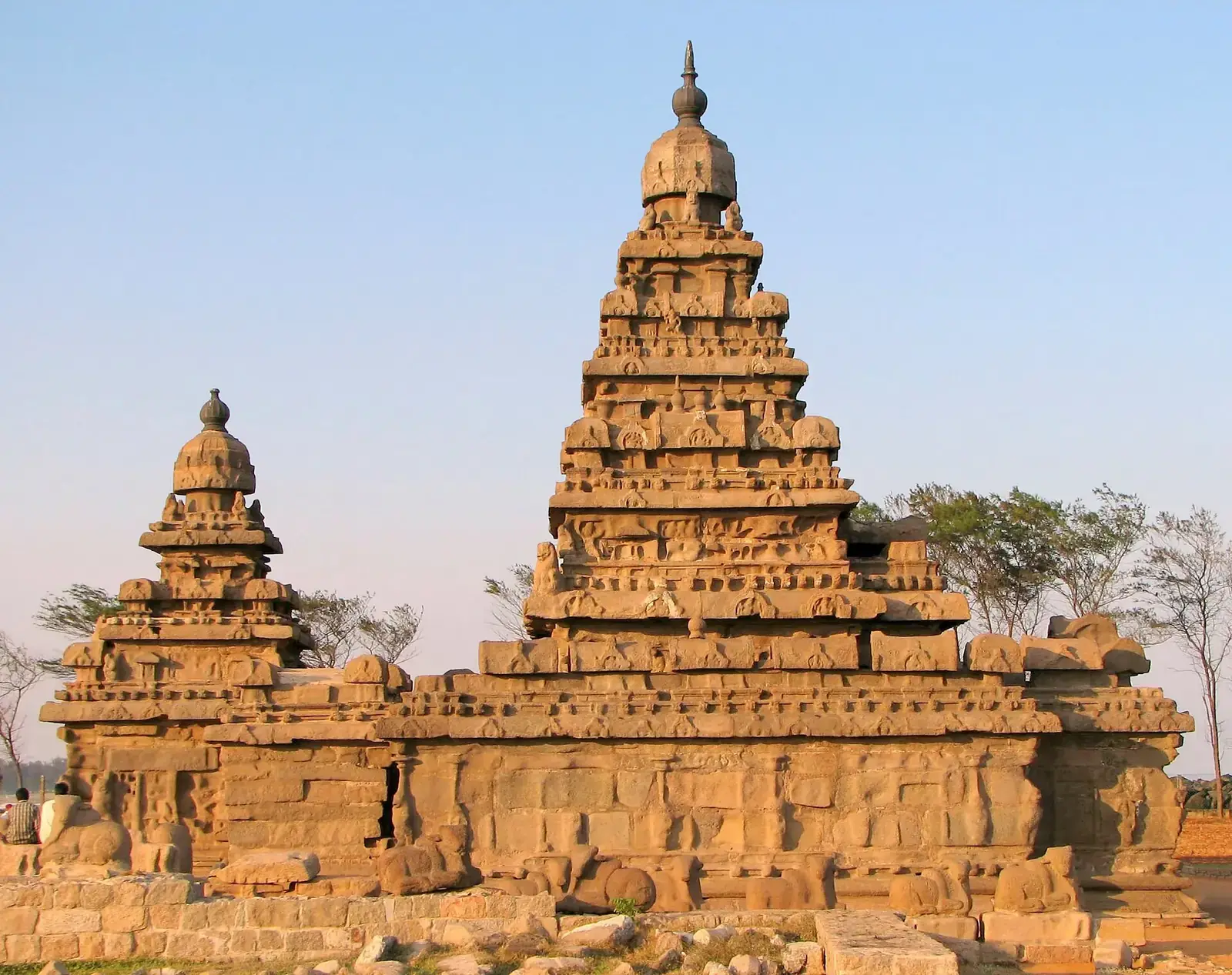 The Shore Temple at Mahabalipuram, Tamil Nadu
