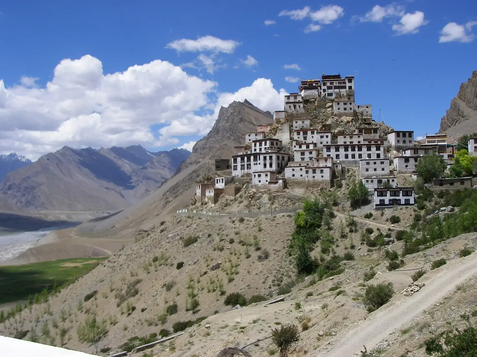 Key Monastery above the Spiti valley, Himachal Pradesh