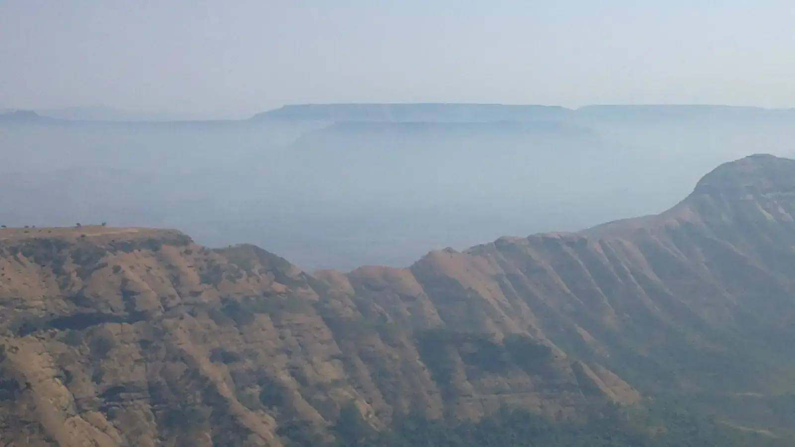 The Western Ghats seen from Matheran