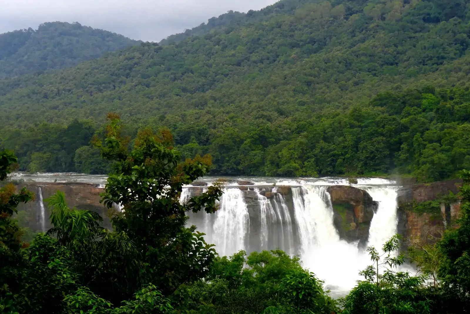 Athirappilly Falls on the Chalakudy river, Thrissur district, Kerala