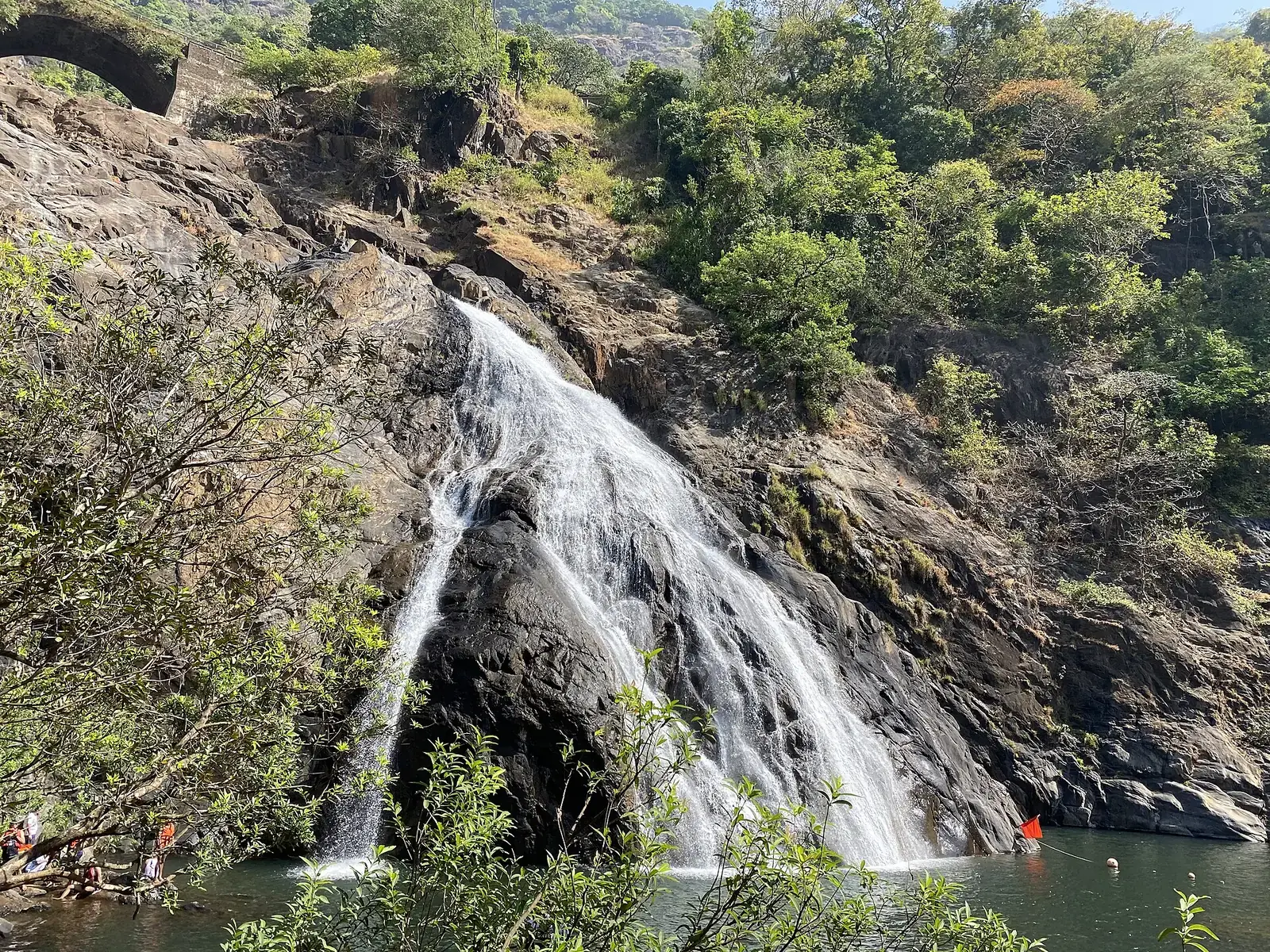Dudhsagar Falls on the Mandovi river, Goa