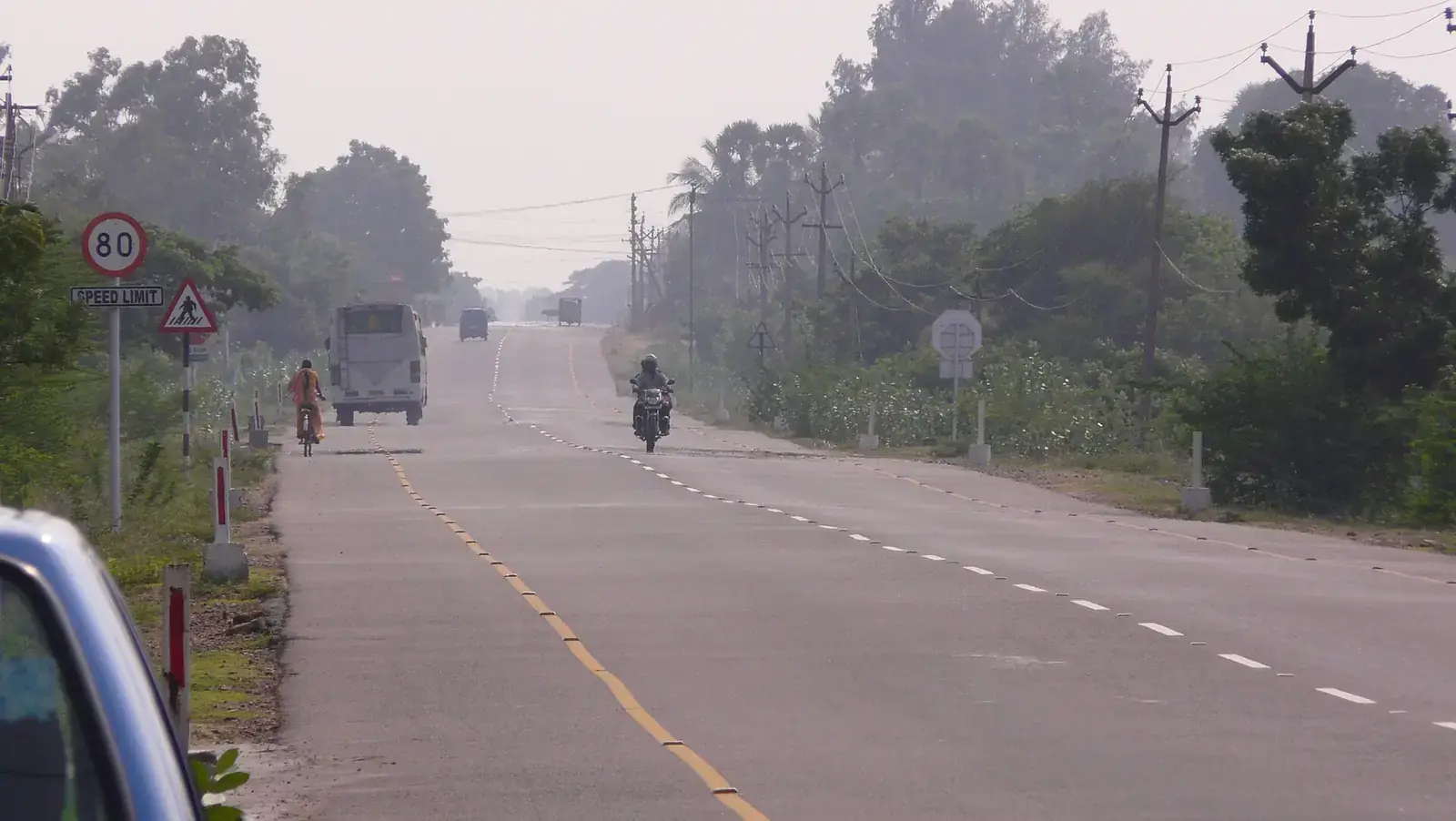 The East Coast Road between Chennai and Mahabalipuram