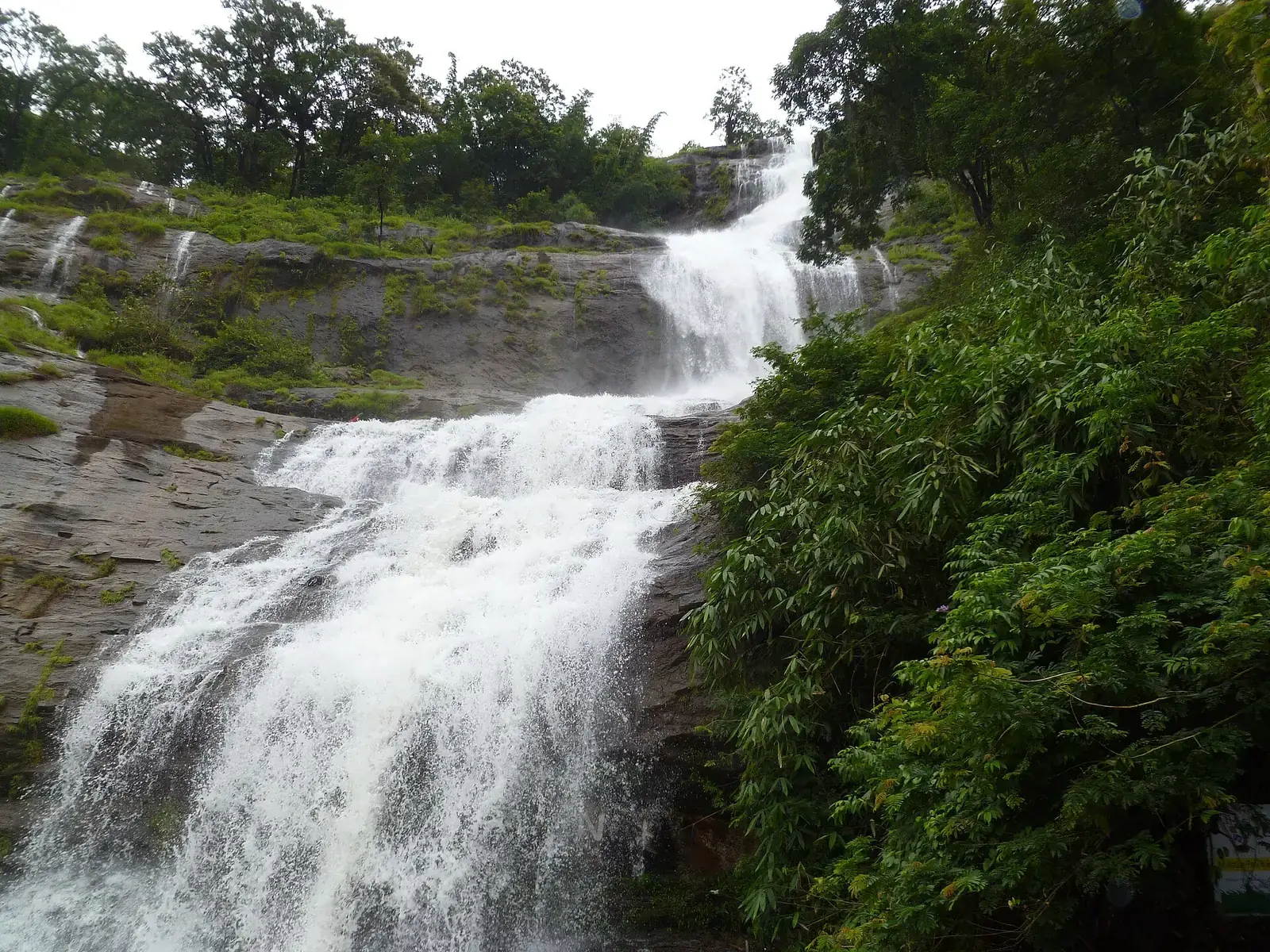 Cheeyappara falls beside the Kochi–Munnar road, Idukki, Kerala