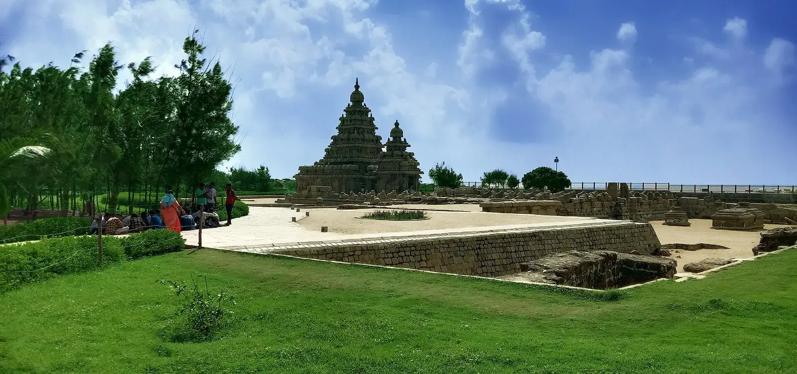 The Shore Temple at Mahabalipuram, south of Chennai