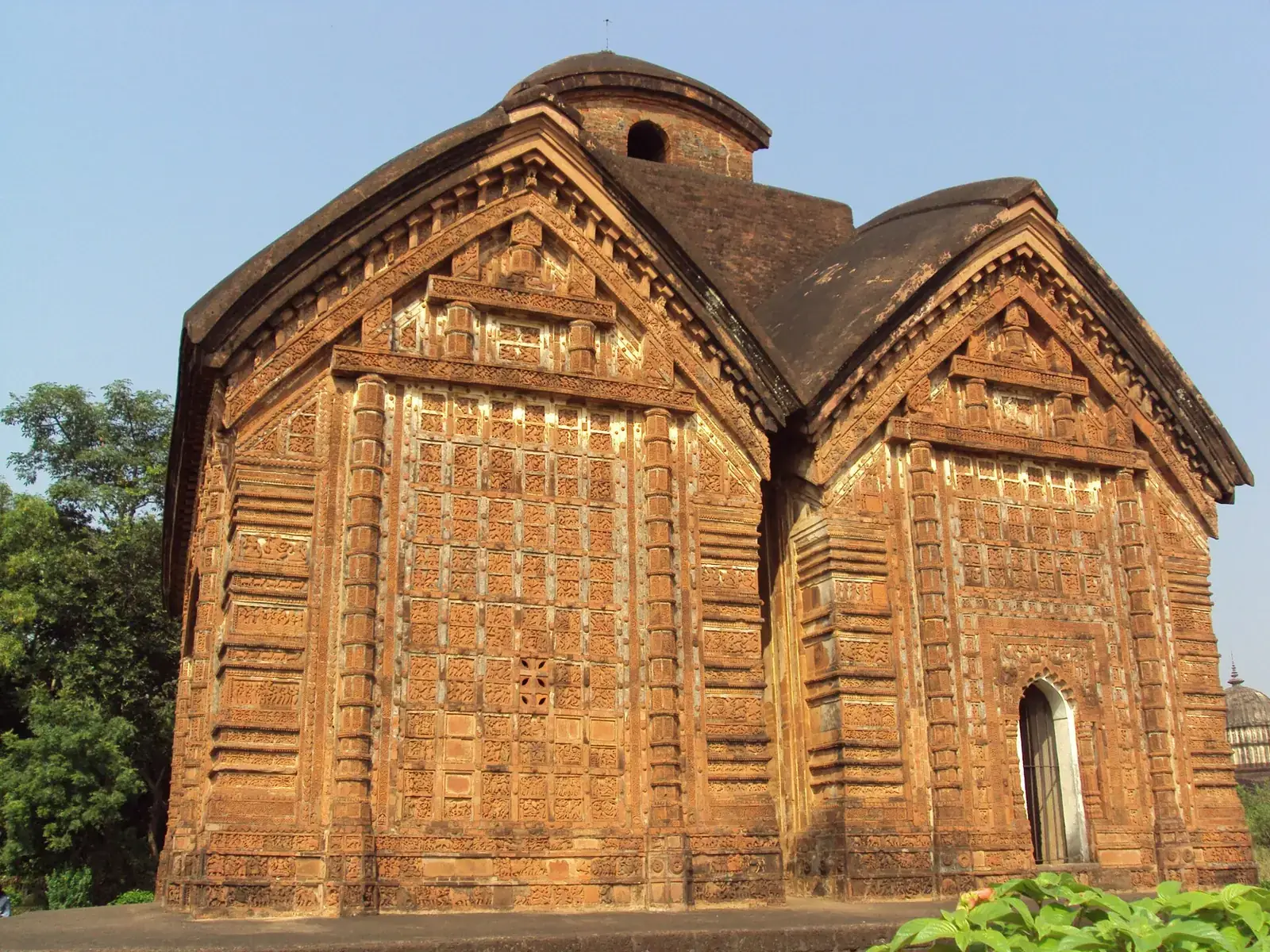 The Jor Bangla terracotta temple at Bishnupur, West Bengal